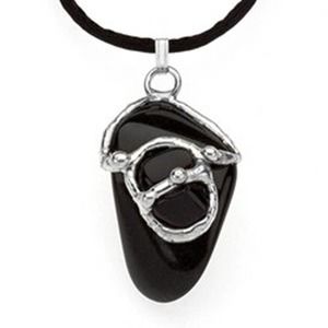 Law of Attraction PROTECTION Crystal Gemdrop Amulet/Pendant Necklace